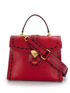 Moschino Hidden Lock Tote Bag - Red