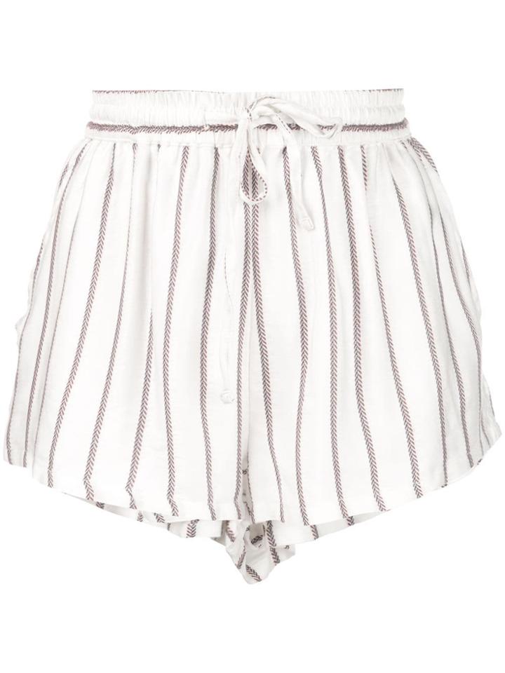 Onia Loose Fit Short Shorts - Arrowhead Stripe