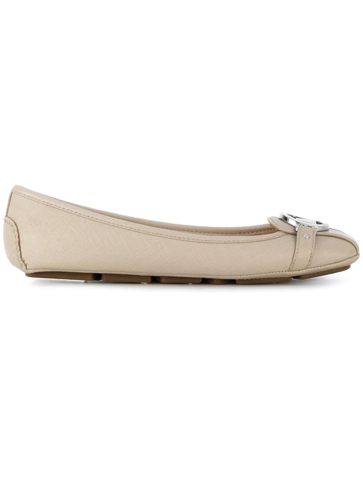 Michael Michael Kors Fulton Moc Ballerina Shoes - Nude & Neutrals