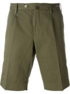 Pt01 Classic Chino Shorts, Men's, Size: 56, Green, Cotton/linen/flax