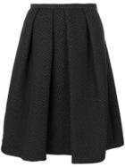 Cityshop Pleated Printed Skirt - Red