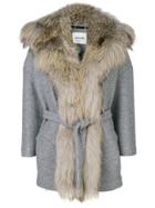 Ava Adore Belted Coat - Grey
