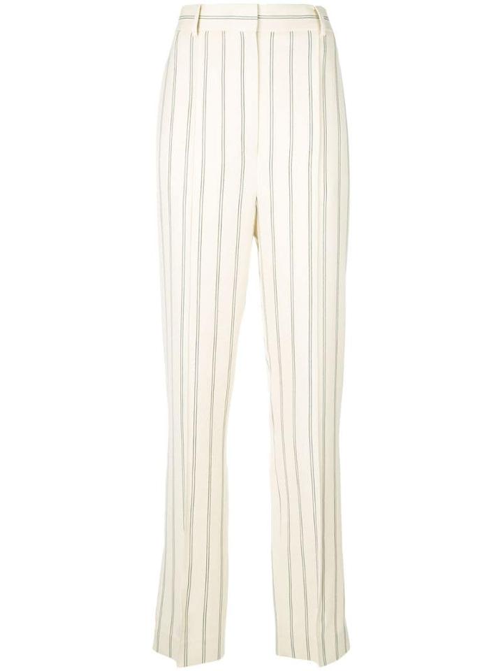 Khaite Pinstripe Tailored Trousers - Neutrals