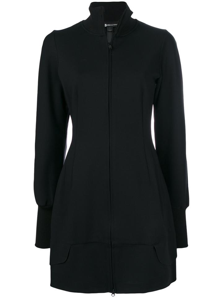 Y-3 Zipped Fitted Jacket - Black