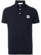 Stone Island - Logo Patch Polo Shirt - Men - Cotton/spandex/elastane - L, Blue, Cotton/spandex/elastane
