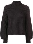 Ulla Johnson Micha Ribbed Sweater - Pink & Purple
