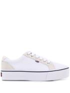 Tommy Jeans Platform Lace-up Sneakers - White