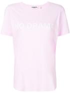 Essentiel Antwerp Piloubis Slogan T-shirt - Pink & Purple