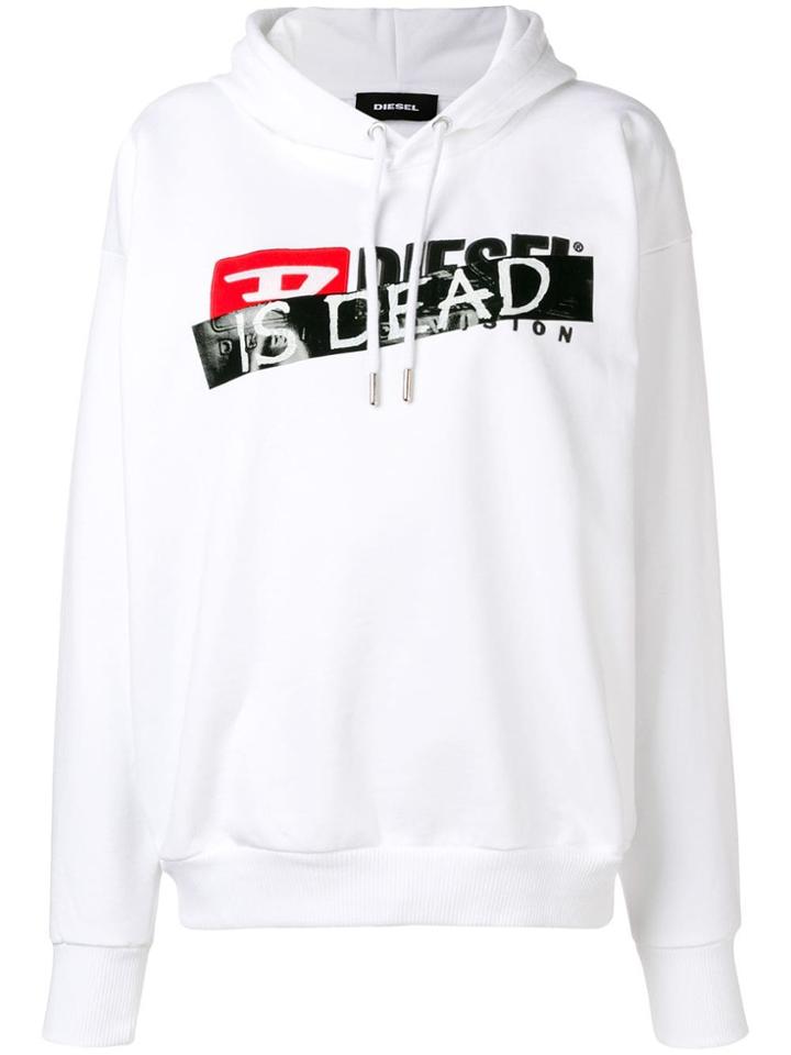 Diesel Hc-s-division Hoodie - White