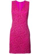 Adam Lippes - Lace Mini Dress - Women - Silk/cotton/nylon/viscose - 2, Pink/purple, Silk/cotton/nylon/viscose