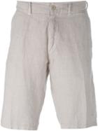 Corneliani Bermuda Shorts, Men's, Size: 48, Nude/neutrals, Linen/flax/cotton