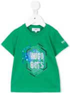 Boss Kids - Logo Print T-shirt - Kids - Cotton - 12 Mth, Green