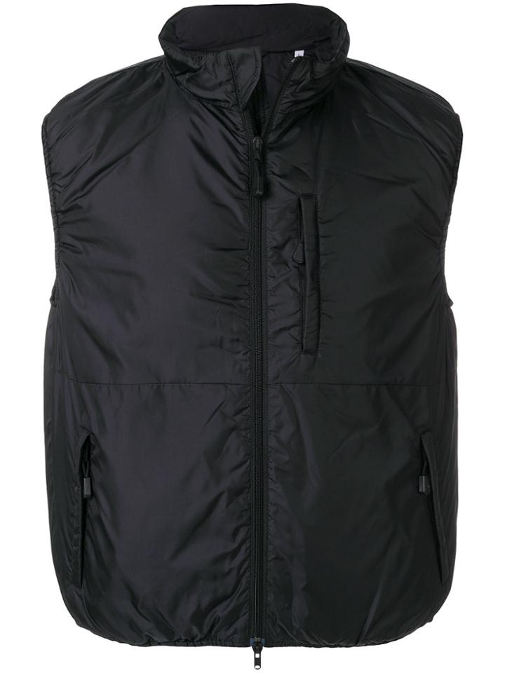 Aspesi Padded Sleeveless Jacket - Black