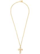 Moschino Vintage Cross Pendant Necklace