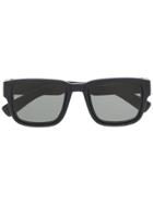 Mykita Oversized Square Frame Sunglasses - Black