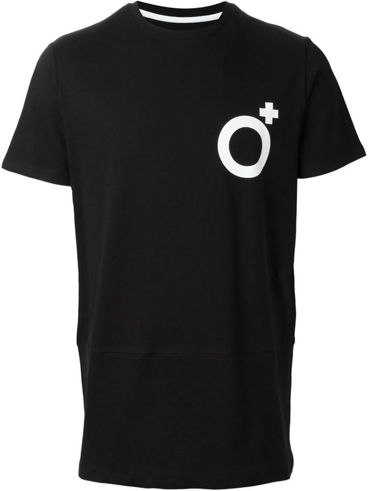 Blood Brother Logo Print T-shirt, Men's, Size: Xl, Black, Cotton