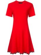 Proenza Schouler Zig Zag Knit Dress - Red