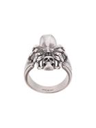 Alexander Mcqueen Spider Motif Ring - Silver
