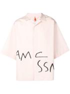 Oamc Letter Print Shirt - Pink