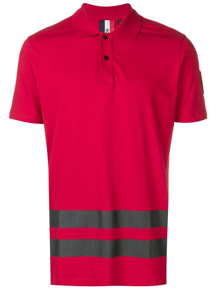 Rossignol Stripes Detail Polo Shirt - Red