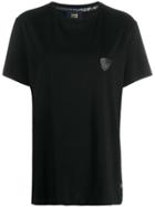 Cavalli Class Rhinestone Logo T-shirt - Black