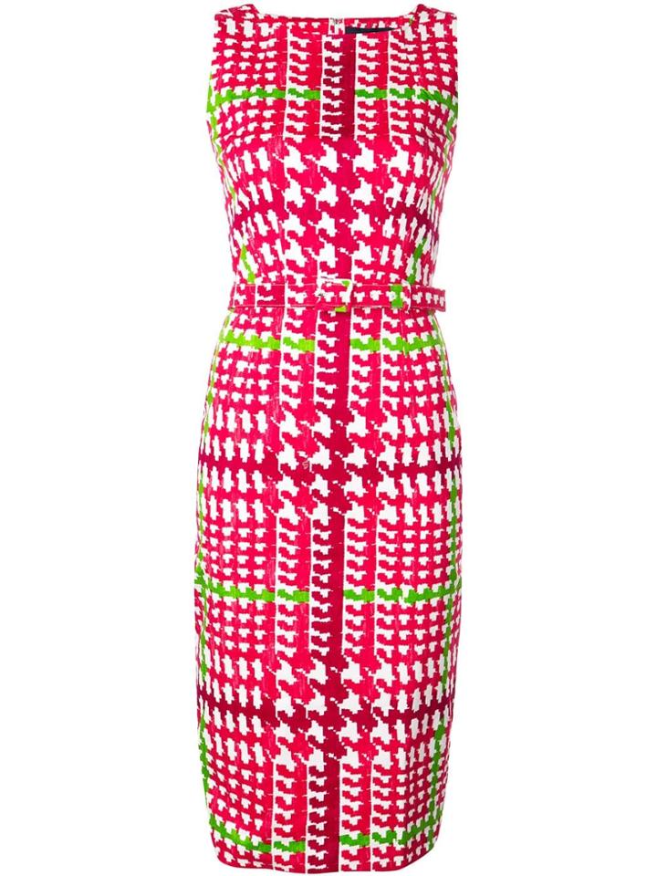 Samantha Sung Celine Belted Dress - Pink