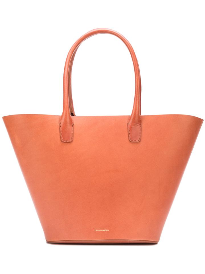 Mansur Gavriel Triangle Tote Bag - Brown