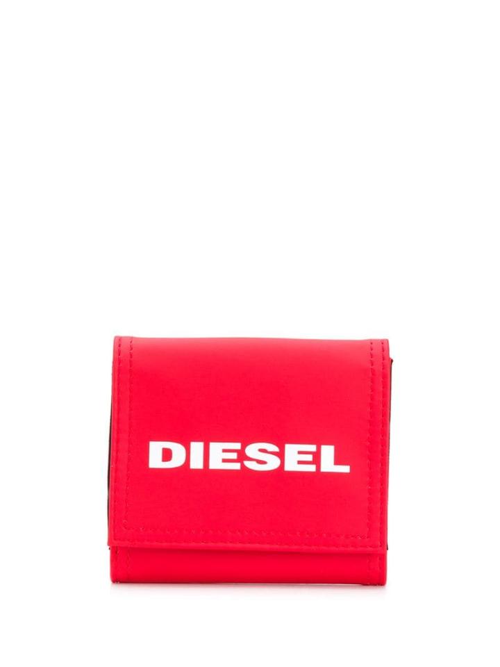 Diesel Lanyard Micro Wallet - Red