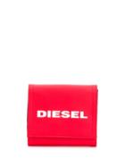 Diesel Lanyard Micro Wallet - Red