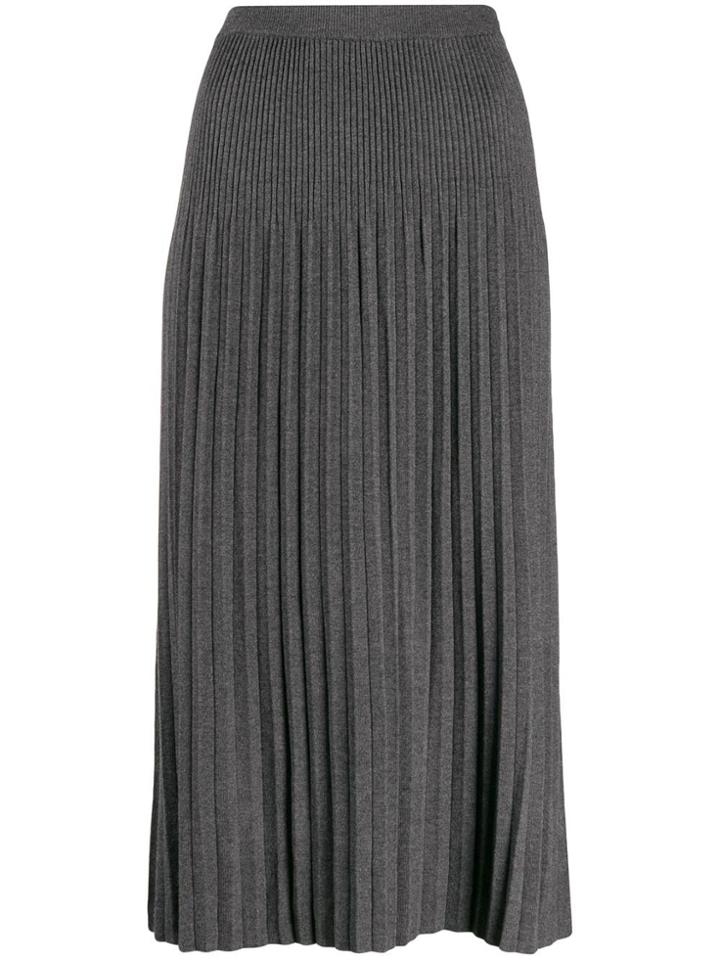Michael Michael Kors Derby Heather Midi Skirt - Grey