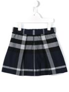 Burberry Kids Checked Skirt, Girl's, Size: 10 Yrs, Blue