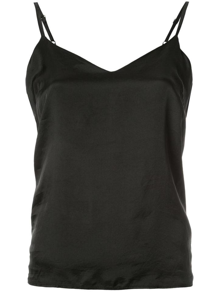 Andrea Ya'aqov V-neck Sleeveless Top - Black