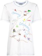 Opening Ceremony Printed T-shirt, Women's, Size: Small, White, Cotton