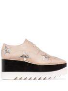 Stella Mccartney Elyse Star Motif Platform Brogues - Neutrals