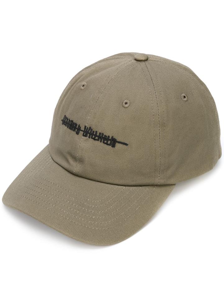 Bernhard Willhelm Embroidered Logo Cap - Black