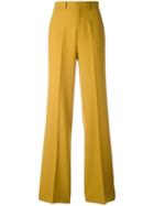 Pt01 Tailored Straight Trousers, Women's, Size: 42, Yellow/orange, Polyester/spandex/elastane/virgin Wool