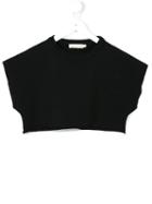 Andorine Fleece Top, Girl's, Size: 8 Yrs, Black