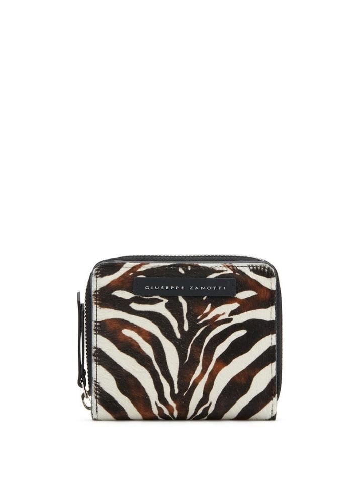 Giuseppe Zanotti Paula Zebra Purse - Brown