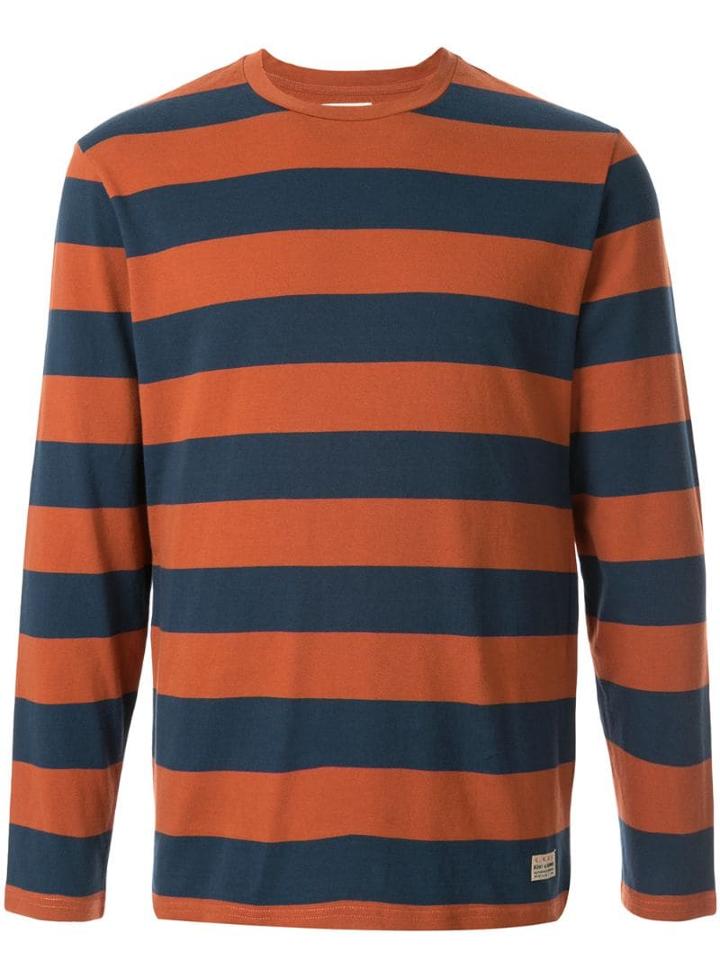 Kent & Curwen Stripe Pattern T-shirt - Brown