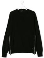 Dsquared2 Kids Side Zipped Jumper - Black