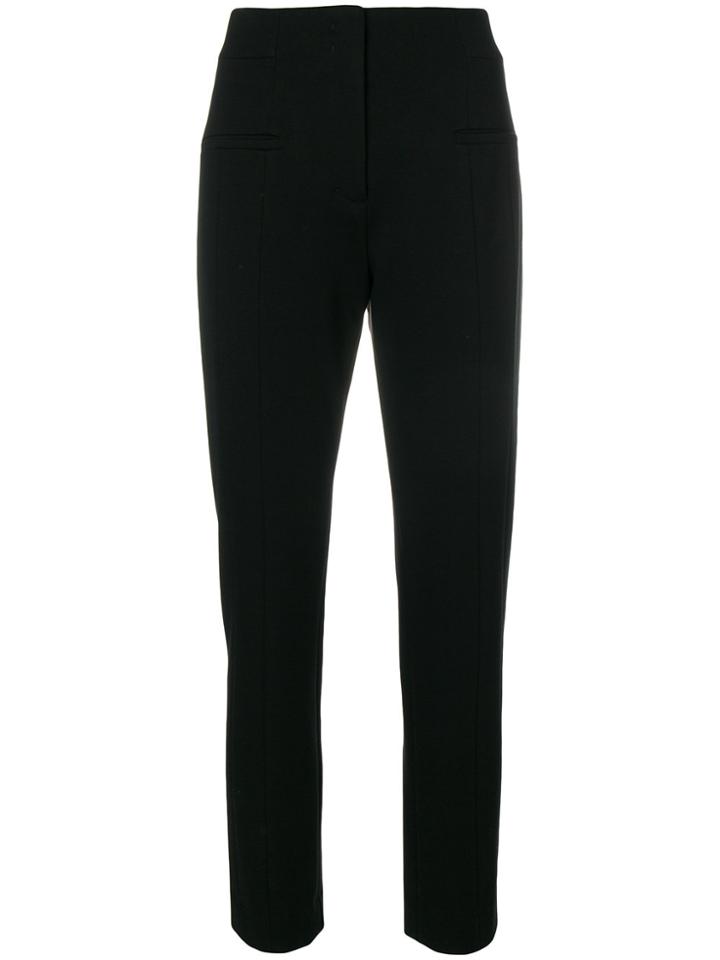 Dorothee Schumacher Slim Fit High Waisted Trousers - Black