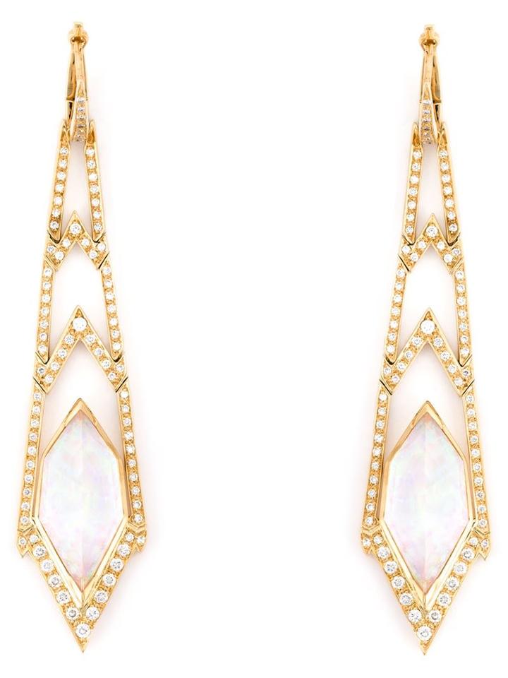Stephen Webster 'crystal Haze' Long Diamond Earrings