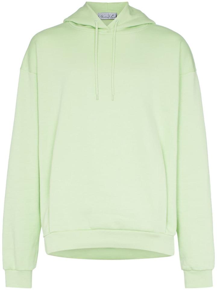 Martine Rose Classic Logo Embroidered Cotton Hoodie - Green
