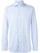 Barba 'culto' Line Shirt, Men's, Size: 42, Blue, Cotton