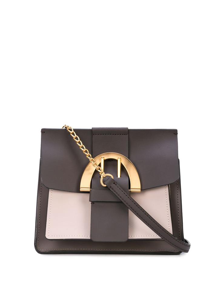 Zac Zac Posen Biba Buckle Crossbody Bag - Grey