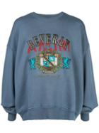 Amiri Embroidered Coat Of Arms Sweatshirt - Grey