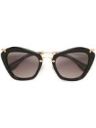 Miu Miu Eyewear Oversized Sunglasses