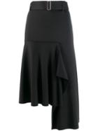 Smarteez High-low Hem Skirt - Black