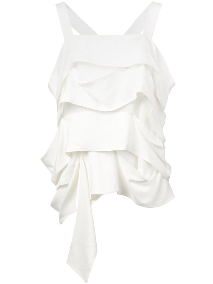 Derek Lam Draped Panel Cami - White