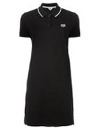 Kenzo 'mini Tiger' Polo Dress, Women's, Size: Medium, Black, Cotton